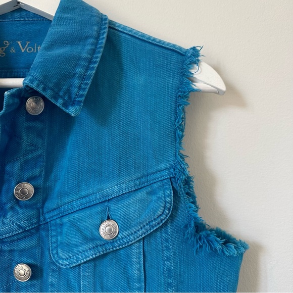 Zadig & Voltaire Venda Acid Deluxe Vest Size S - Picture 4 of 6